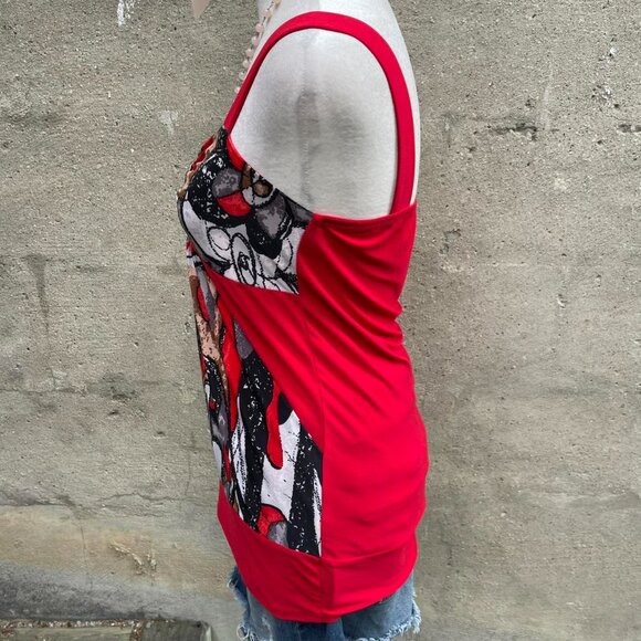 Vintage Red Mcbling Top - Picture 3 of 5